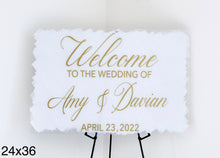 Load image into Gallery viewer, Custom Acrylic Sign (Wedding/Event/Birthday Sign) - Mats and Signs For You