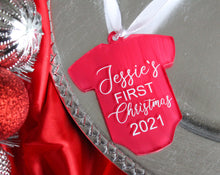 Load image into Gallery viewer, Baby Onesie Ornament - Mats and Signs For You