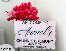 Load image into Gallery viewer, Custom Acrylic Sign (Wedding/Event/Birthday Sign) - Mats and Signs For You
