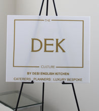 Load image into Gallery viewer, Custom Acrylic Sign (Wedding/Event/Birthday Sign) - Mats and Signs For You