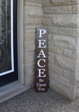 Load image into Gallery viewer, Peace Be Upon You Wood Sign - Mats and Signs For You