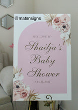 Load image into Gallery viewer, *ANY WORDING* Event Sign Sangeet Baby Bridal Boho Wedding Sign (Digital/Foam Board) - Mats and Signs For You