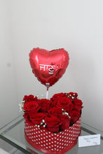 Load image into Gallery viewer, Heart Rose Box with Balloon (Valentines Day) *NO SHIPPING - Mats and Signs For You