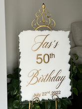 Load image into Gallery viewer, Custom Acrylic Sign (Wedding/Event/Birthday Sign) - Mats and Signs For You