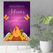 Load image into Gallery viewer, Lohri *ANY WORDING* Event Sign (Boy, Girl, Couple)(Digital/Foam Board) - Mats and Signs For You