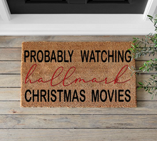 Load image into Gallery viewer, Christmas Movies Doormat (Hallmark) - Mats and Signs For You