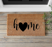 Load image into Gallery viewer, home (heart) Doormat - Mats and Signs For You
