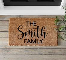 Load image into Gallery viewer, THE FAMILY Doormat - Mats and Signs For You