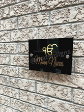 Load image into Gallery viewer, House/Business Name Plate Acrylic Sign (Customizable)