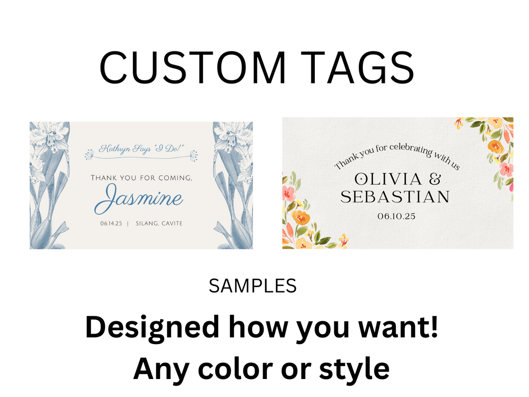 CUSTOM Gift Tags (Digital/Sheet)