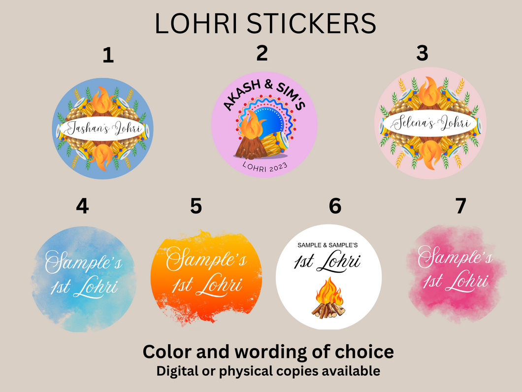 Lohri Custom Stickers