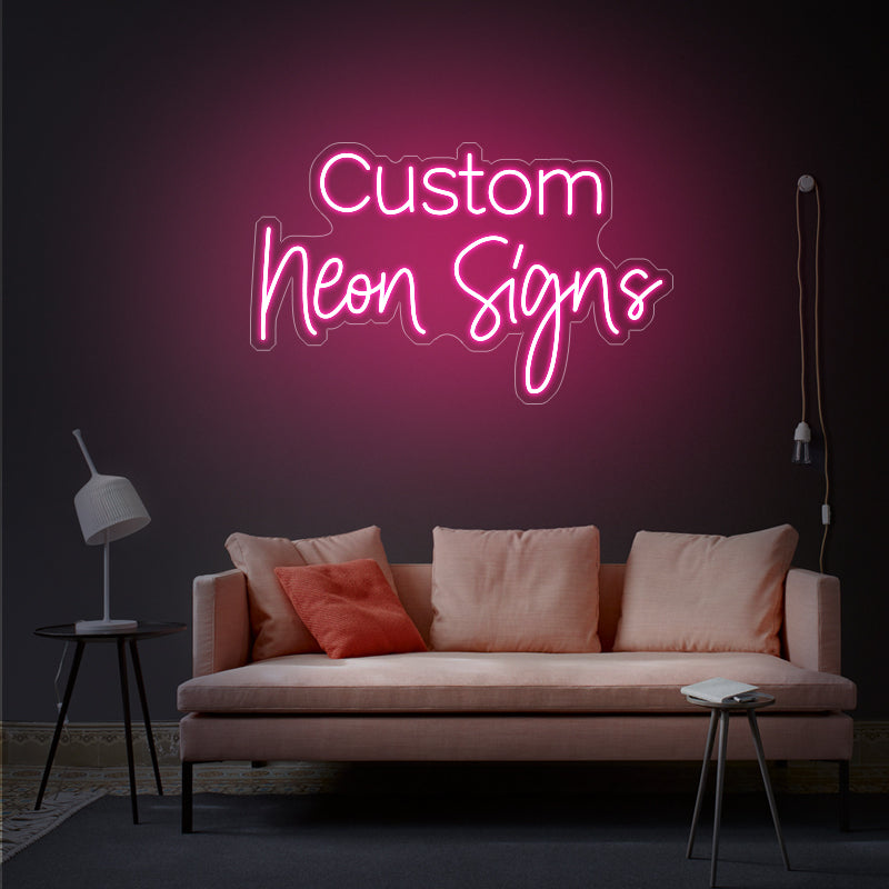 Neon LED Signs (Design Your Own) *Any color, font, customization* - Mats and Signs For You