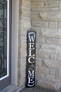 Welcome Wood Sign (Christmas/Holiday) - Mats and Signs For You
