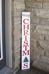 Merry Christmas Wood Sign (Christmas/Holiday) - Mats and Signs For You