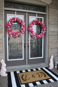 Tulip Wreath (Artificial Tulips) - Mats and Signs For You