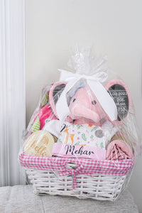 Baby Basket (Girls or Boys Options) - Mats and Signs For You