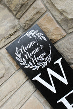 Load image into Gallery viewer, *CUSTOM WORDING* Fancy Design Welcome Wood Sign - Mats and Signs For You
