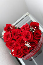 Load image into Gallery viewer, Heart Rose Box with Balloon (Valentines Day) *NO SHIPPING - Mats and Signs For You
