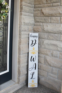 Happy Diwali Wood Sign - Mats and Signs For You