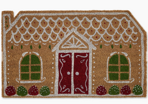 Gingerbread Holiday/Christmas Doormat 18"x30" - Mats and Signs For You