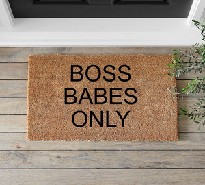 Boss Babes Only Doormat