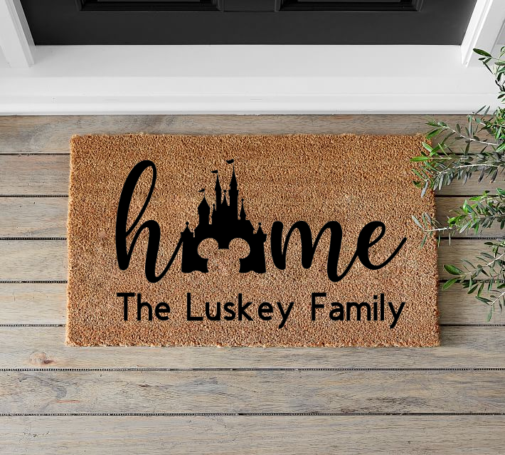 Home (Disney) Family Name Doormat - Mats and Signs For You