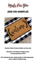 Load image into Gallery viewer, Fancy Customized (Your Last Name) Doormat - Mats and Signs For You
