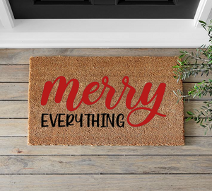 Merry Everything Christmas Doormat - Mats and Signs For You