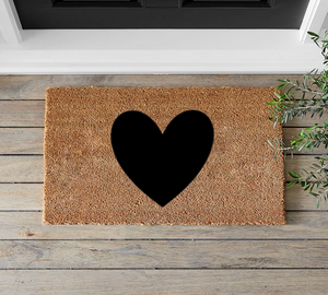 Heart Doormat - Mats and Signs For You