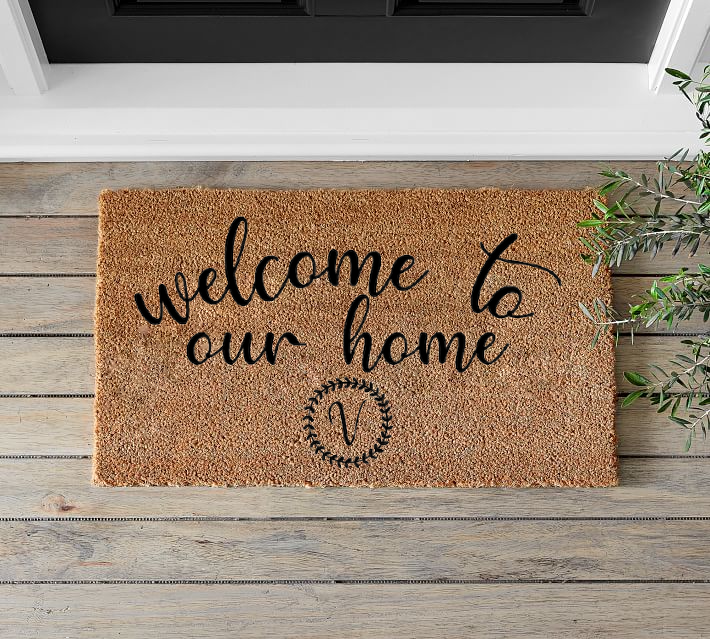 Welcome to our Home Initial - Mats and Signs For You