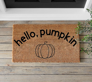 Hello Pumpkin Doormat - Mats and Signs For You
