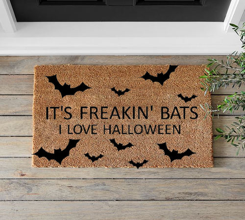 It's Freakin' Bats Doormat - Mats and Signs For You