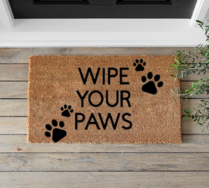 Wipe Your Paws Doormat - Mats and Signs For You