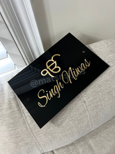 Load image into Gallery viewer, House/Business Name Plate Acrylic Sign (Customizable)
