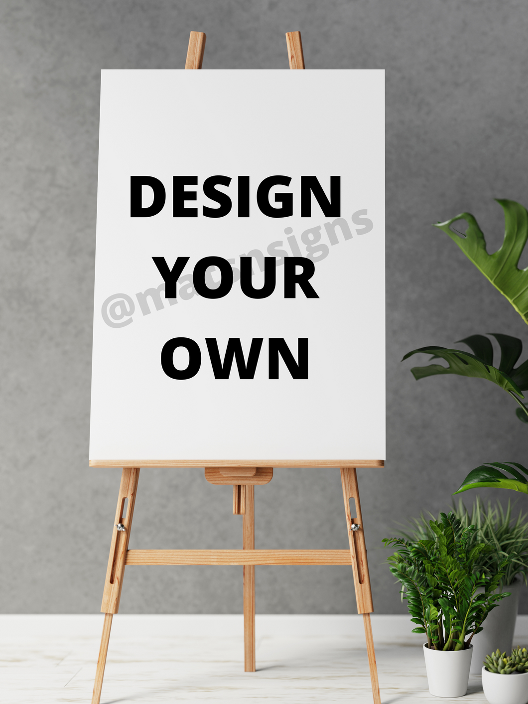 DESIGN YOUR OWN Event Sign (Digital/Foam Board) - Mats and Signs For You